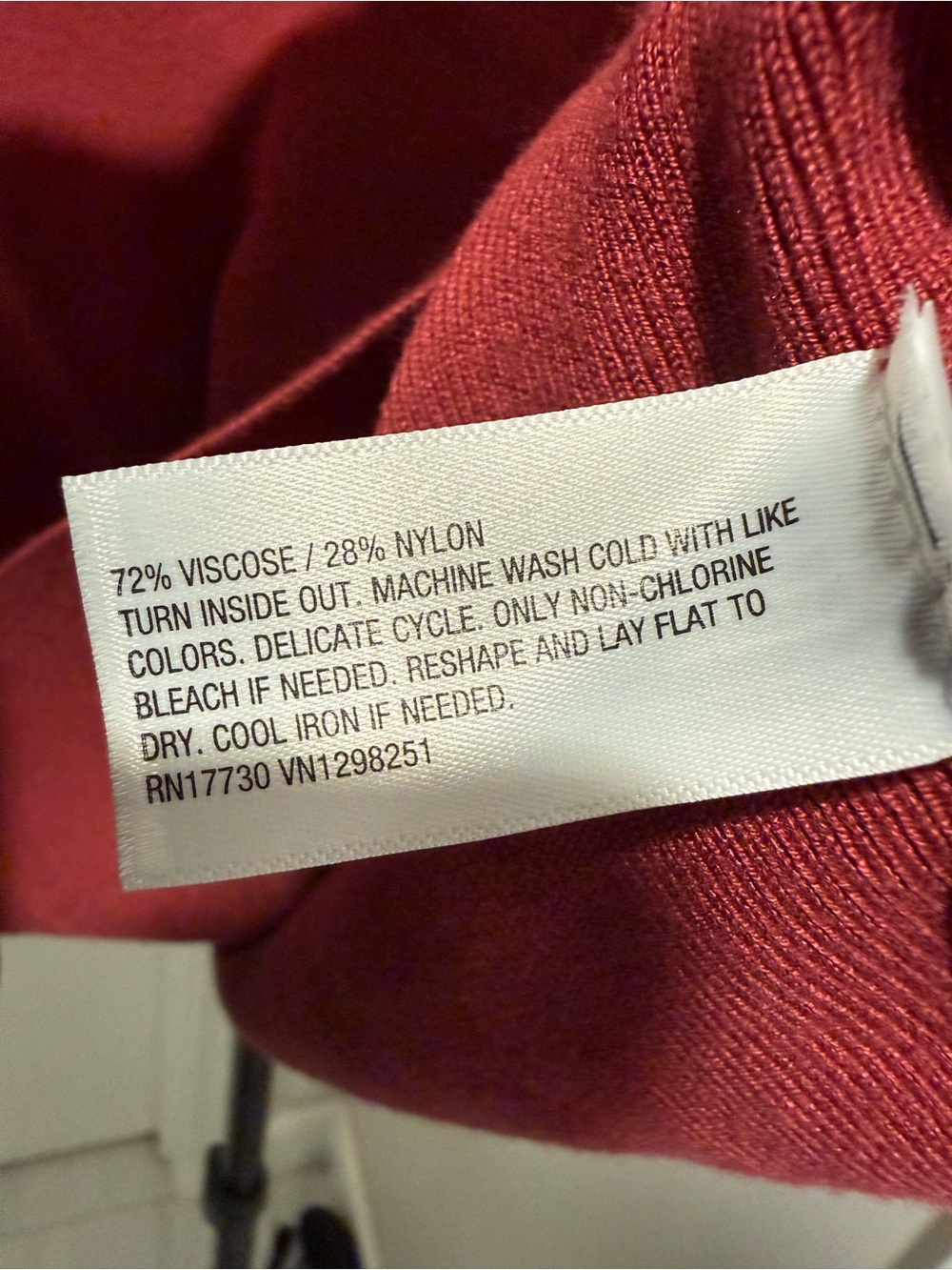 a new day Sleeveless V‑Neck Collared Tank in Cranberry Red - Picture 3 of 4